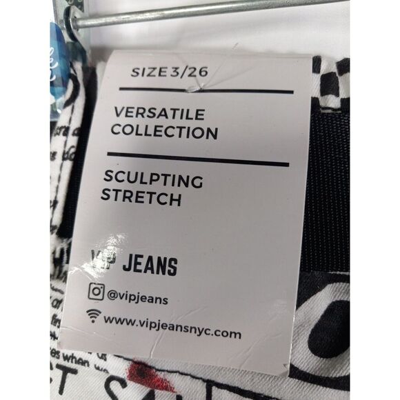 VIP jeans Women Versatile Collection Printed Sculpting Stretch Joggers Size 3x26 - Picture 5 of 9